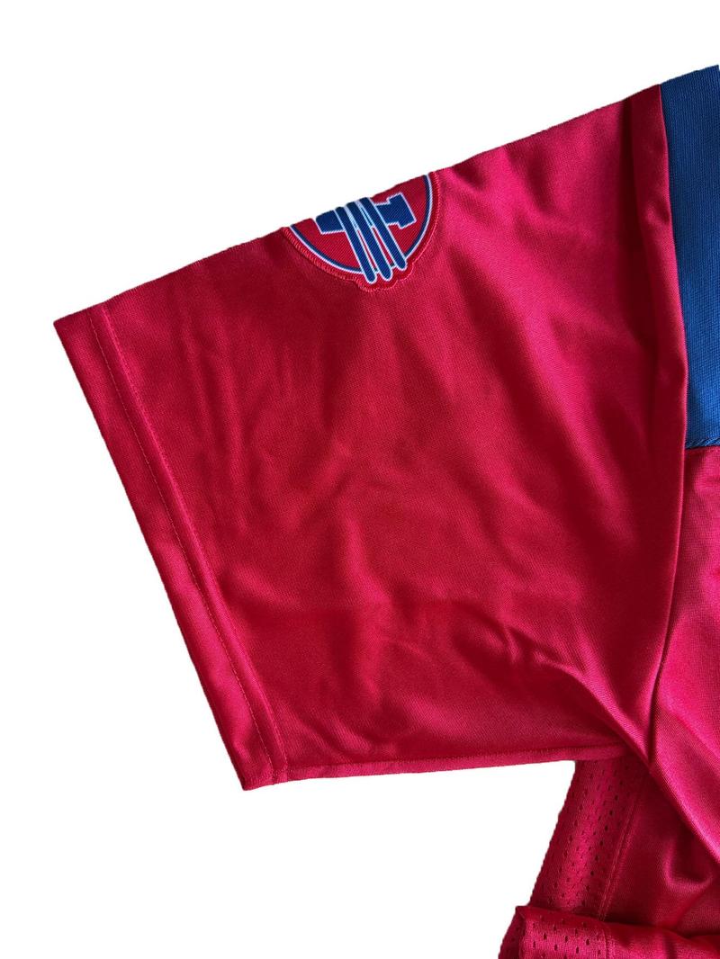 Product Introduction of Men's Number Print V Neck Short Sleeve T-shirt, Loose Casual Sporty Tee, Men's Top for All Seasons 5