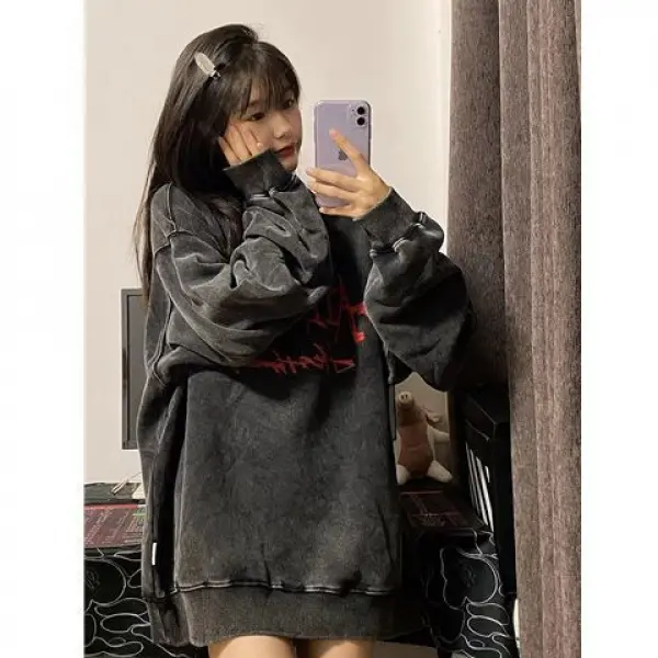 Áo Len Đường Phố Hip Hop, Phong Cách Đường Phố Cao Cấp, Dáng Rộng Vừa Vặn, Ngoại Cỡ, Thích Hợp Cho Mùa Thu Và Mùa Đông, Áo Đôi Hiphop, Hợp Xu hướng Hàng Mới Về 2022 1