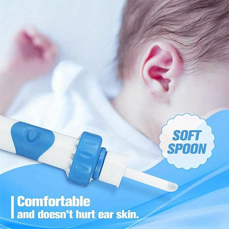 Painless And Safe Earwax Removal Kit - Portable Electric Vacuum Cleaner, Comfortable And Soft Ear Cleaning Tool Set, Household Earwax Removal Tool Ear-Digging Spoon 5