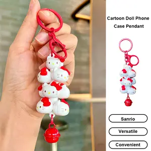 【COD】[Model Terbaru]Kartun Boneka Kasus Telepon Penumpukan Joy Sanrio Telepon Liontin Tas Kunci Mobil Liontin