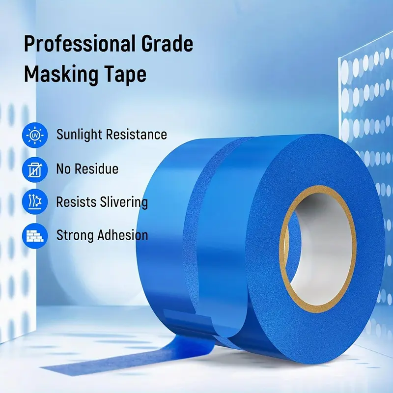 Painter's Tape, Multi-surface Painter's Tape, Easy To Tear Sticky Tape, No Residue Strong Adhesive Tape for Painting, Marking, Home and Office Projects, Apartment Accessories 4