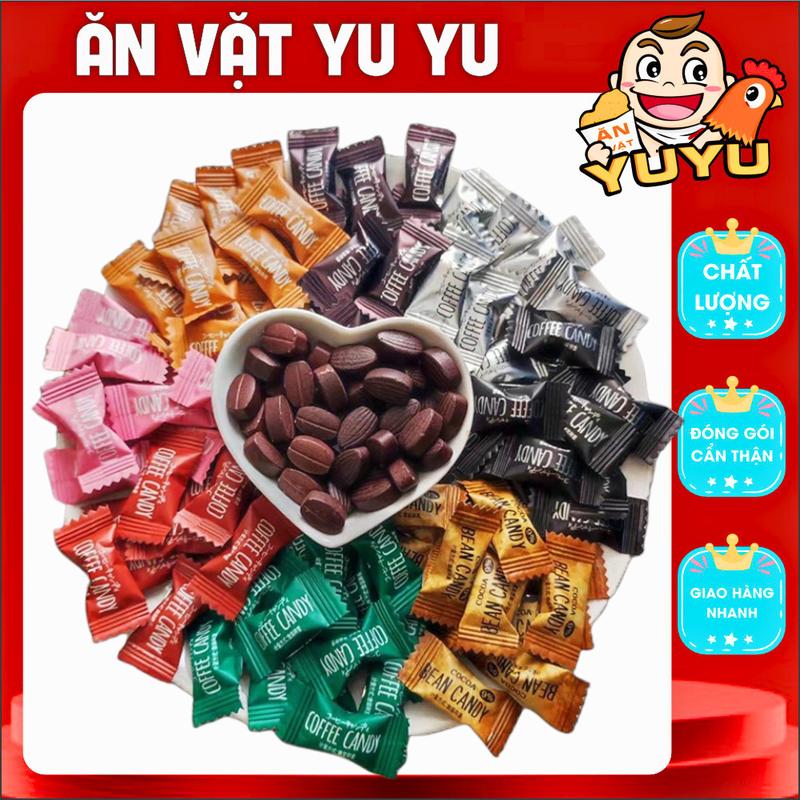 1KG KẸO CÀ PH.Ê DÀI LOAN GIÁ SỈ-TỔNG KHO KẸO YU YU LÀO CAI Snack Thức Ăn Ăn Vặt Candy Viên Kẹo