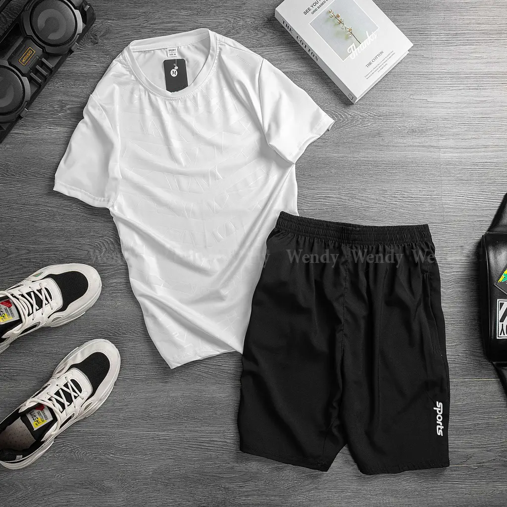 Đồ Bộ Quần Áo Thể Thao SPORT Nam Mùa Hè Chất Thun Lạnh Co Giãn 4 Chiều