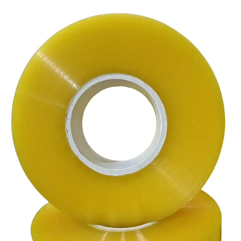 Băng keo 6kg lõi nhựa mỏng có 3 màu vàng chanh,trắng ,đục, 1 cây 6 cuộn, 1 cuộn 1kg keo  dán băng  cua roll glue washi duga