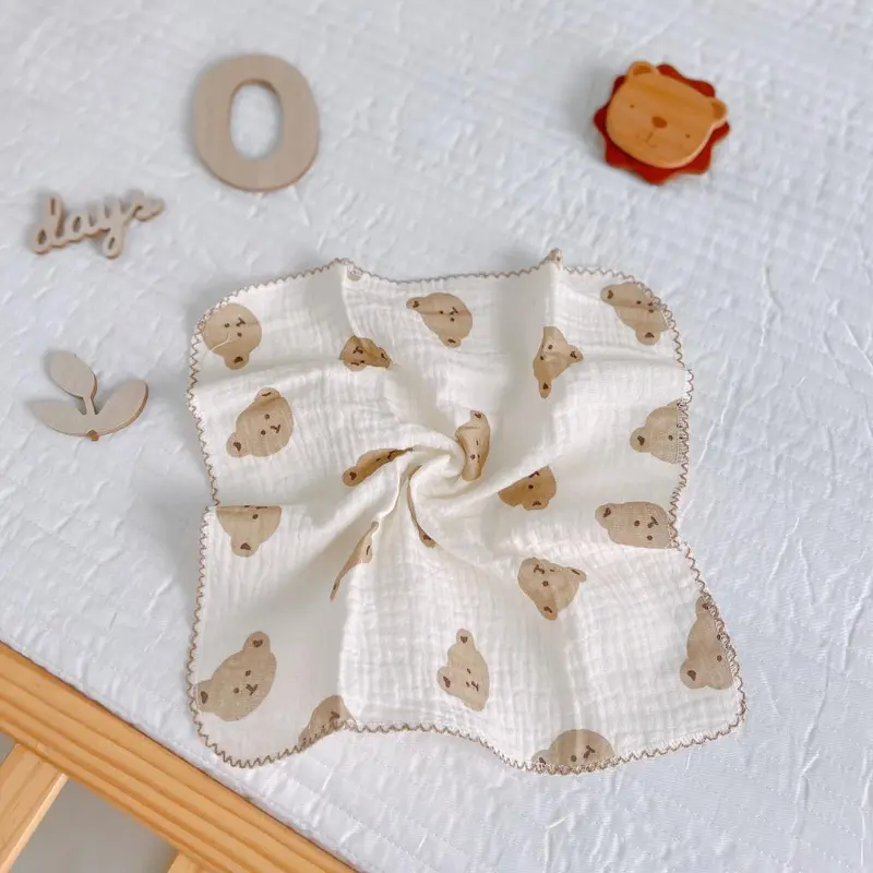 Combo 6 Khăn xô sữa BONA MNB cho bé vải sợi muslin mềm mịn kích thước 30x30cm 1
