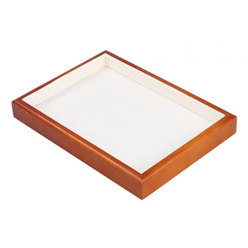 Hộp đựng đồ trang sức, chất liệu gỗ, cho đồng Đồng Hồ và trưng bày đồ trang sức, thích hợp làm quà tặng cho phụ nữ, có giá đỡ Nhẫn, đinh tán và bông tai, khay Sắp Xếp bông tai cửa hàng 5