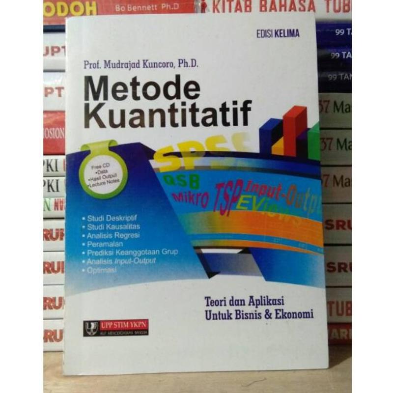 Metode Kuantitatif Edisi Kelima - Prof Mudrajat Kuncoro Soft Cover 0