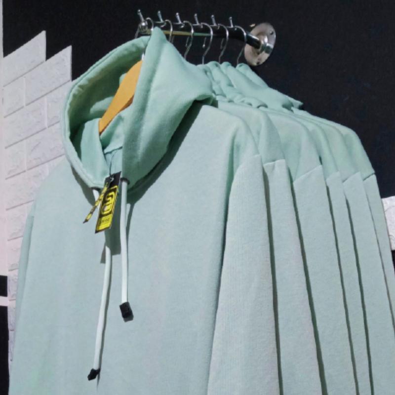 Anvee Sweater Hoodie Polos Pria Wanita Mint 1