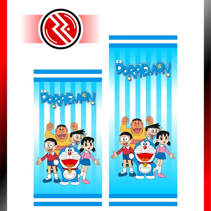1p Sticker Jual Stiker Dekorasi Kulkas 1 & 2 Pintu motif DORAEMON Sticker ...
