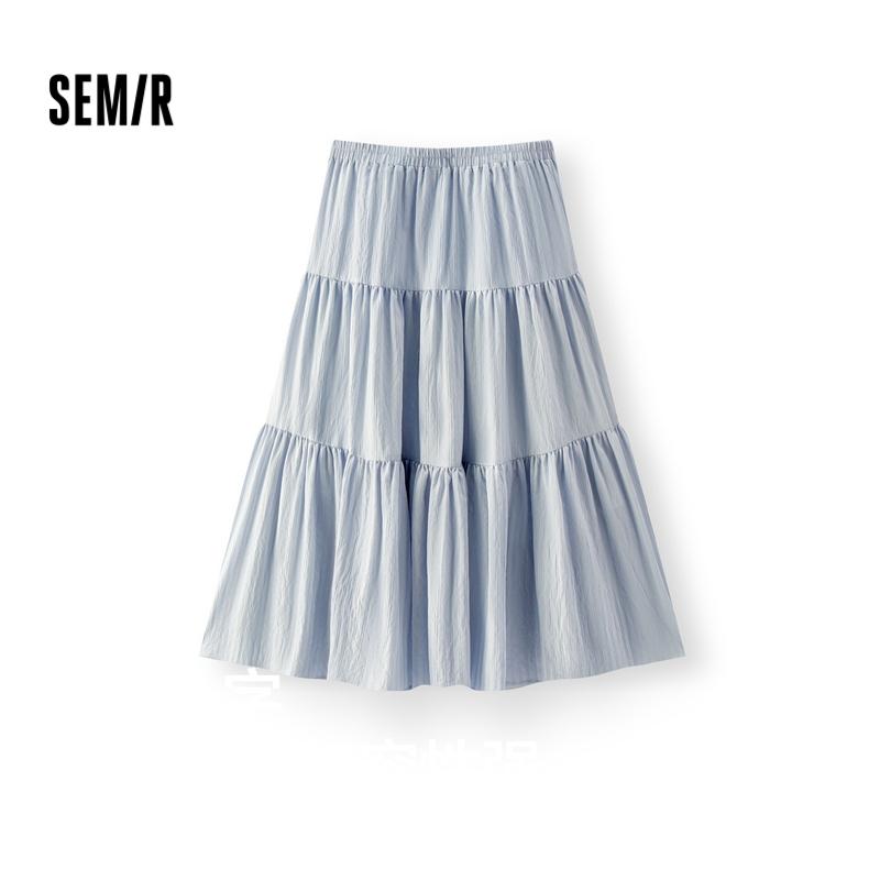 Semir Chân Váy Dệt, Thanh Lịch Và Dễ Phối Đồ, Xếp Nếp, Hàng Mới Về Mùa Xuân 2025, Dành Cho Nữ Women 3