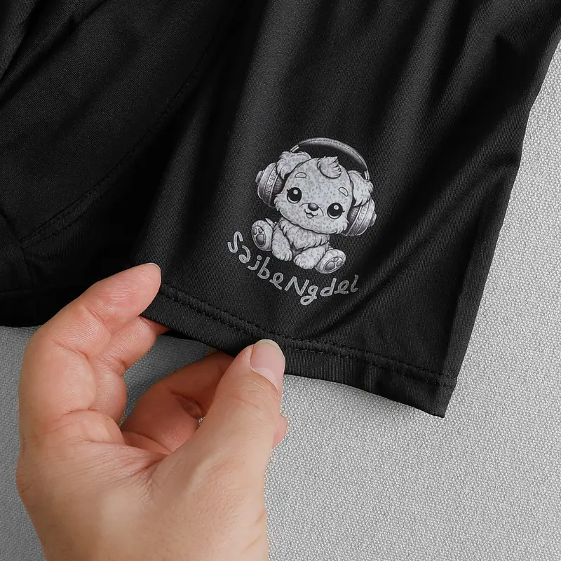 Quần Boxer Nam thun lạnh, quần sịp nam menswear in đùi chú cún trắng, Quần Lót sịp đùi nam co dãn 4 chiều thoải mái vận động thấm hút mồ hôi, Boxer Quần Boxer T4 (che tên sản phẩm khi giao hàng) 1