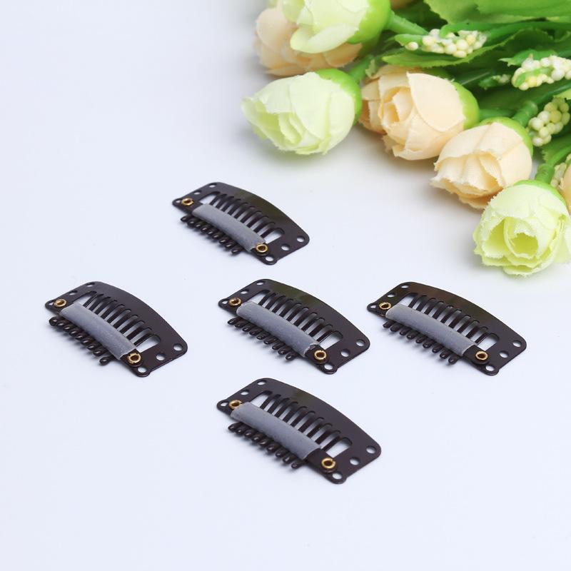 Product Introduction of DIY not easy to rust 3.2 cm carbon steel-tooth water drop wig clip wig BB clip pet clip 3