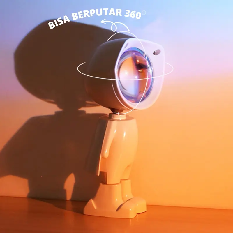PPLUS lampu Sunset  Projie/lampu led kamar/lampu led kamar estetik//promo elektronik termurah cable lamp projector 3