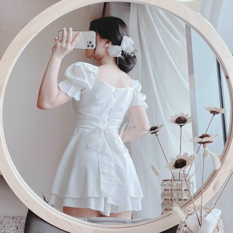 Đầm dạo phố cột eo xinh xắn – Donna Dress
