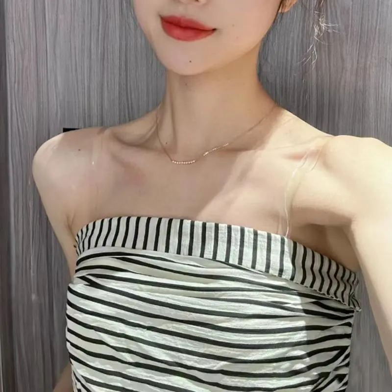 Dây Đeo Áo Ngực Vô Hình Đàn Hồi Cao, Không để lại dấu vết, Dây Đeo Đồ Lót Gợi Cảm Cho Nữ, Khóa Chống Trượt, Siêu Mịn, Dây Đeo Vai Trong Suốt, 1 Đôi 4