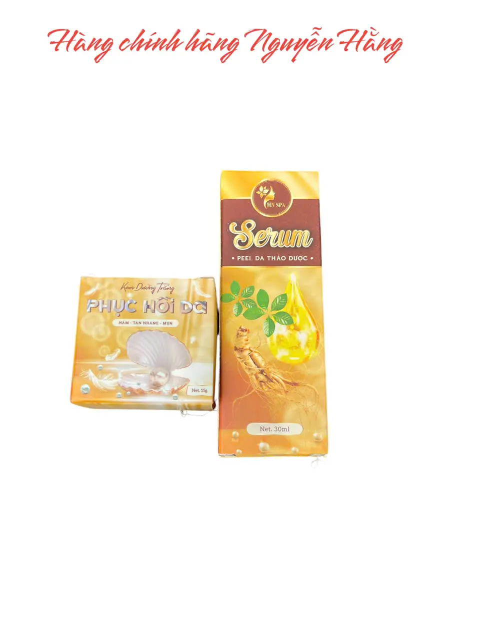 [Hàng chính  hãng] Tặng thêm mặt nạ trái cây Combo serum peel da Thảo Dược Hằng Nguyễn Skincare Làm Đẹp Da Tặng kèm bông tẩy trang Nữ Women serum Tre