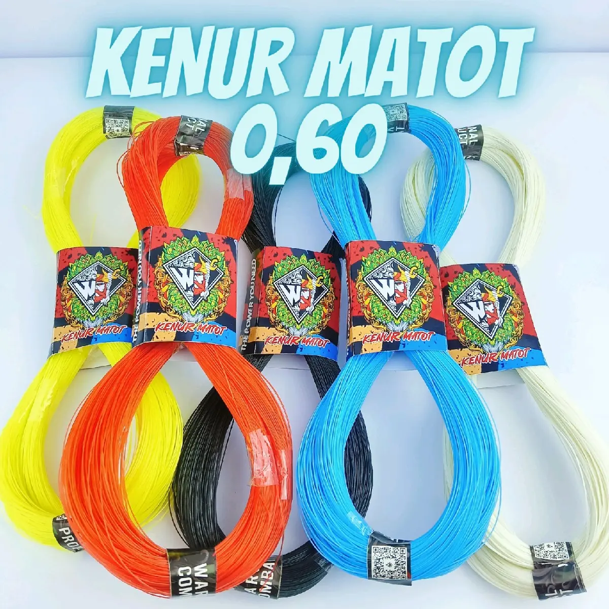 Senar/Kenur Matot Uk 0,60 By Warok (Untuk 1 Bladu Gulungan Full)