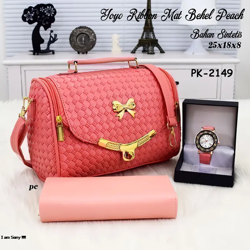 TAS WANITA YOYO PAKET 3IN1 tascewek 1