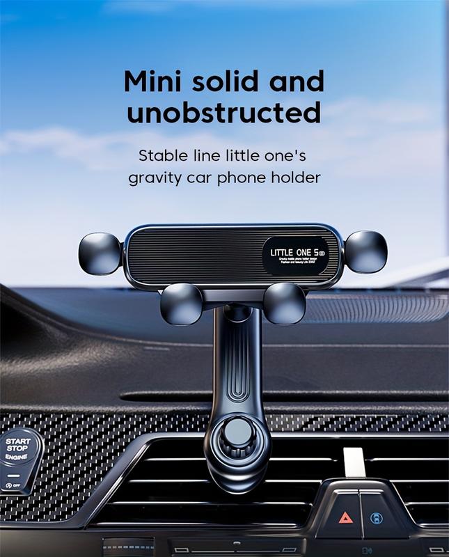 Product Introduction of New Gravity Car Phone Holder Air Vent Clip Mount Mobile Cell Stand Car Navigation Phone Stand 0