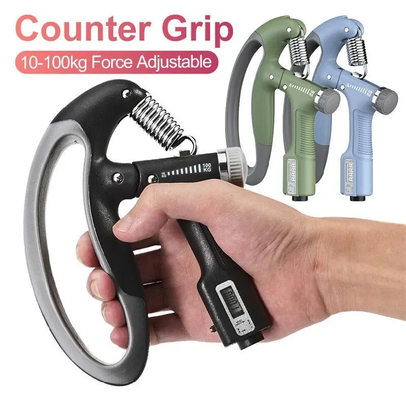 Kìm Bóp Tập Cơ Cánh Tay Counter Grip Pro - Điều Chỉnh Lực 10-100kg