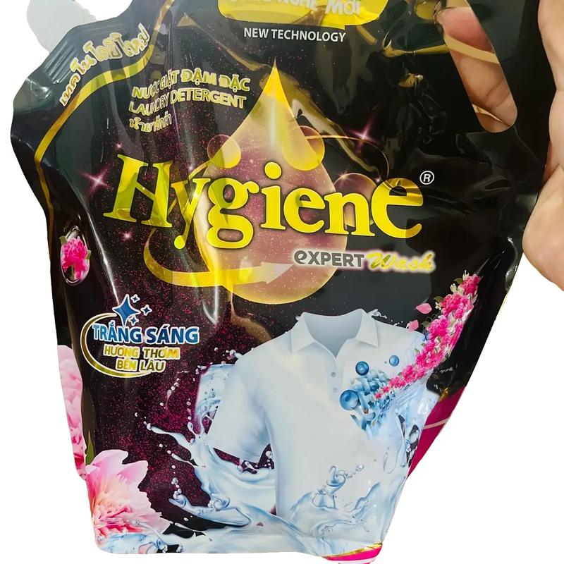 ￼1 TÚI NƯỚC GIẶT XẢ HYGIENE 2IN1 1.8 KG công nghệ Thái sx tại VN sạch -thơm Làm Sạch 