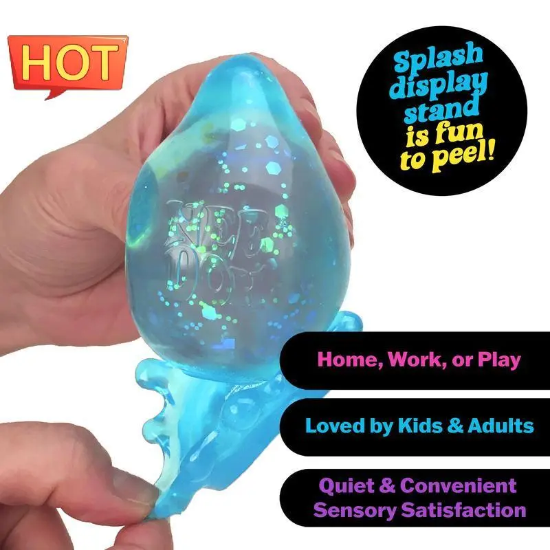 NeeDoh Dream Drop – Raindrop Sensory Toy with Dreamy Smooth Squeeze ...