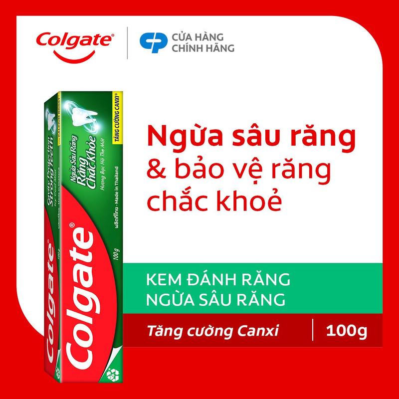 Kem đánh răng Colgate ngừa sâu răng răng chắc khỏe 100g tuýp
