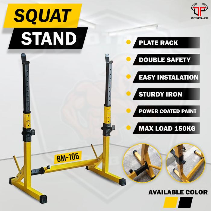 Gambar Squat Stand BM-106| Power Rack | Gym Fitness | Rack | Penyangga dari Ototpro Surabaya Kota Surabaya Tokopedia