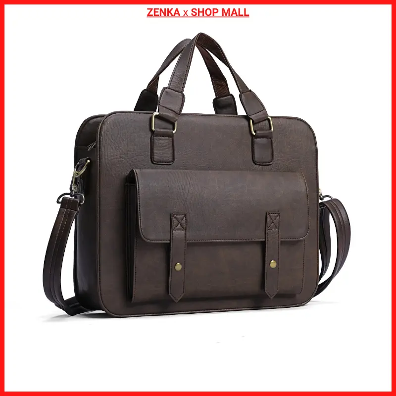 Cặp da công sở cao cấp Zenka lịch lãm sang trọng _ZKC03 Bag