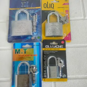 Gembok putih ukuran 30 40 50 60 Mm anti maling kantor rumah gudang pasar gerbang pagar