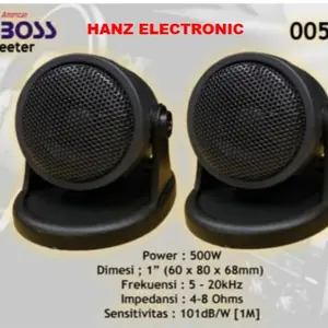 Tweeter mobil American Boss TW005 suara jernih 1 SET 2 BUAH