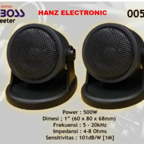 Tweeter mobil American Boss TW005 suara jernih 1 SET 2 BUAH