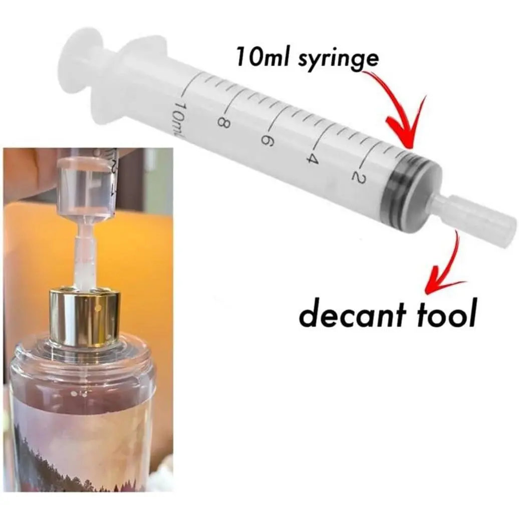Liquid storage and packaging Syringe Tool with Adaptor Refillable Bathroom Perfume Empty Spray Glass Bottle Perfume Syringe Tool with Adapter, Refillable Spray Bottle Perfume Organizer