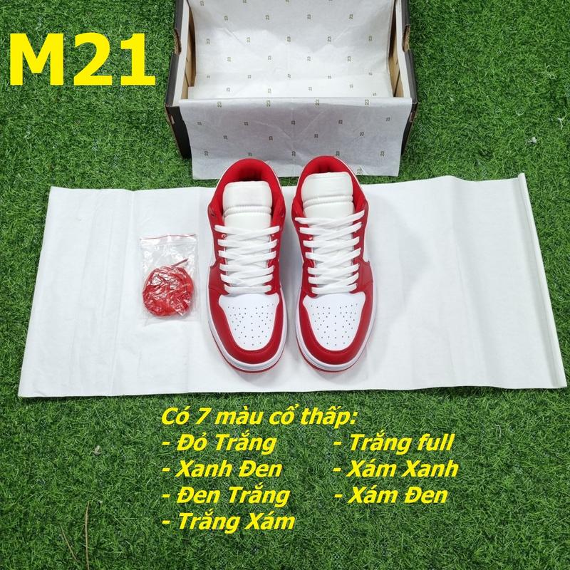 M21 Giày Sneaker Cho Nam Nữ Làm Bằng Da Đế Cao Su Dày 3cm Mũi Tròn Đi Tôn Dáng Êm Chân