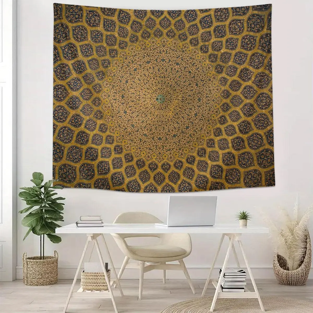 Geometric Pattern Tapestry, Wall Hanging Decor, Wall Art for Home Living Room Bedroom Study Room, Home Decor, Room Decor