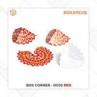 Gambar Aksesoris Box Dekorasi Packaging Hiasan Sudut Dus Kardus Decor BOX CORNER | DC Paper Red - Red dari Box Are Us Kota Bandung 5 Tokopedia
