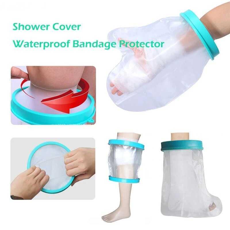 Product Introduction of 1Pcs Shower Cover Adult Waterproof Sealed Cast Bandage Protector Wound Fracture Leg Foot Arm Palm Bath Protective Ring Sleeve 0