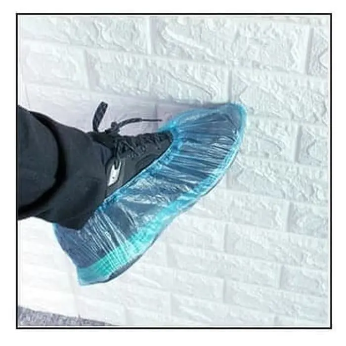 ISI 100 PCS SARUNG SEPATU PLASTIK / JAS HUJAN SEPATU / SHOE COVER 50P 4