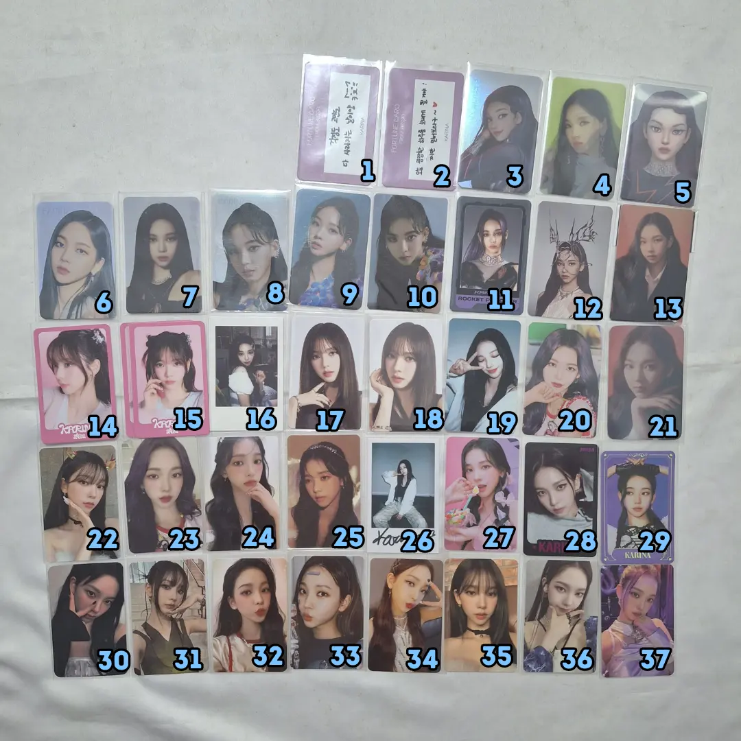 [READY] AESPA Karina Official Photocard Merchandise Kpop