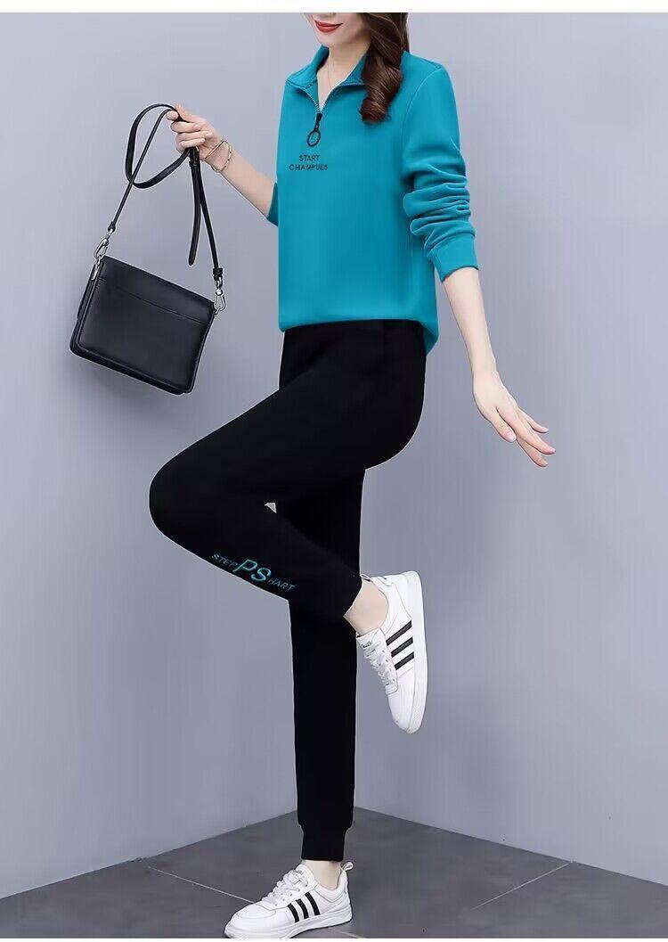 Product Introduction of Bộ Đồ Thể Thao Bộ Hai Món Áo Len Thời Trang Đi Chơi Đầu Xuân Thanh Lịch Trông Trẻ Trung Phong Cách Phương Tây Mới Mùa Xuân Và Mùa Thu 2023 Cho Nữ 11