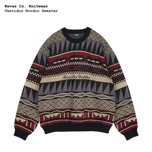 Kevas Vestidos Nordic Knitted Sweater