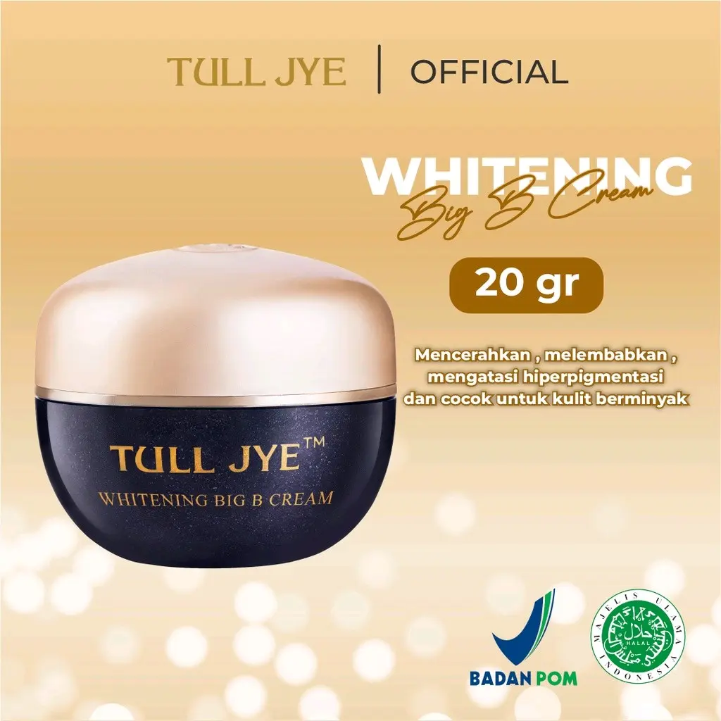 Tull Jye Whitening Big B Cream (Malam) 20gr Merah