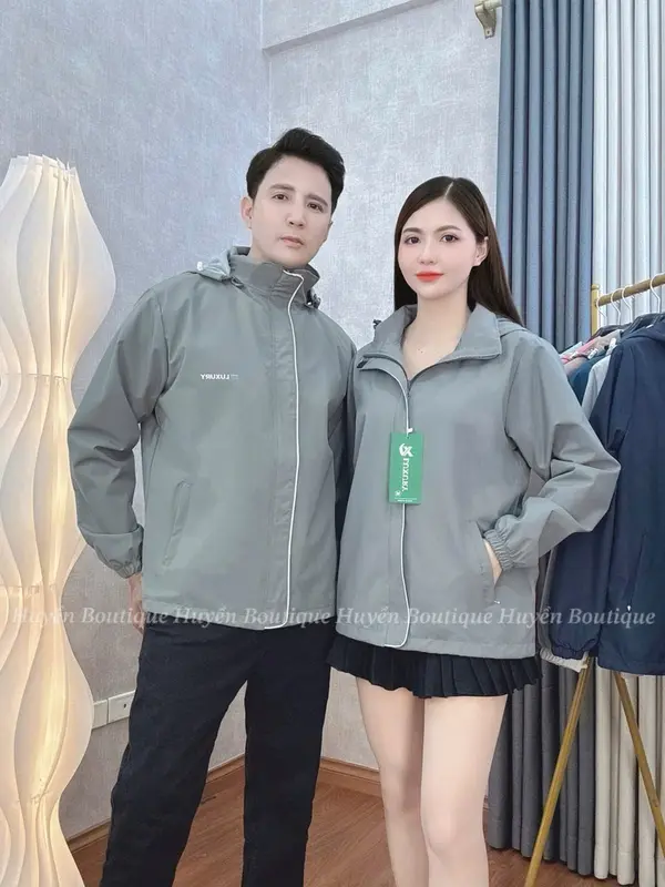 Áo khoác gió nam nữ LUXURY Cản Gió,Chống Thấm Nước,Cản Bụi,Thoải Mái Khi Mặc,Phong Cách Trẻ Trung,Năng Động 7