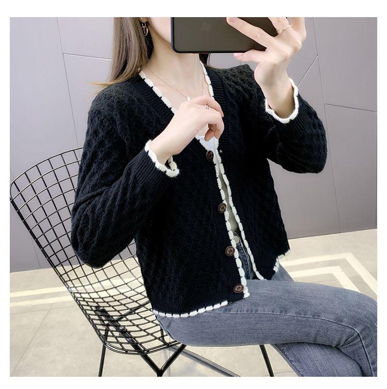 Product Introduction of Áo Cardigan Dệt Kim, Phong Cách Hương Thơm Nhỏ, Dành Cho Nữ, Thích Hợp Cho Mùa Xuân Và Mùa Thu, Mỏng Và Dễ Phối Đồ, Áo Khoác Len Sành Điệu, Hàng Mới Về, Phong Cách Hàn Quốc, Dáng Rộng Vừa Vặn, 2025 6