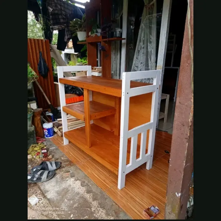 meja kompor gas 2 tungku meja serbaguna meja anak kos