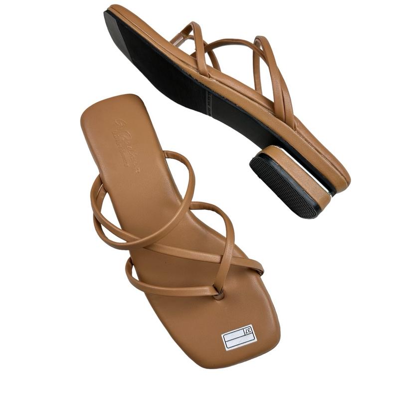 Sandal Wanita Slip On Mules Tali Hak 3cm 4