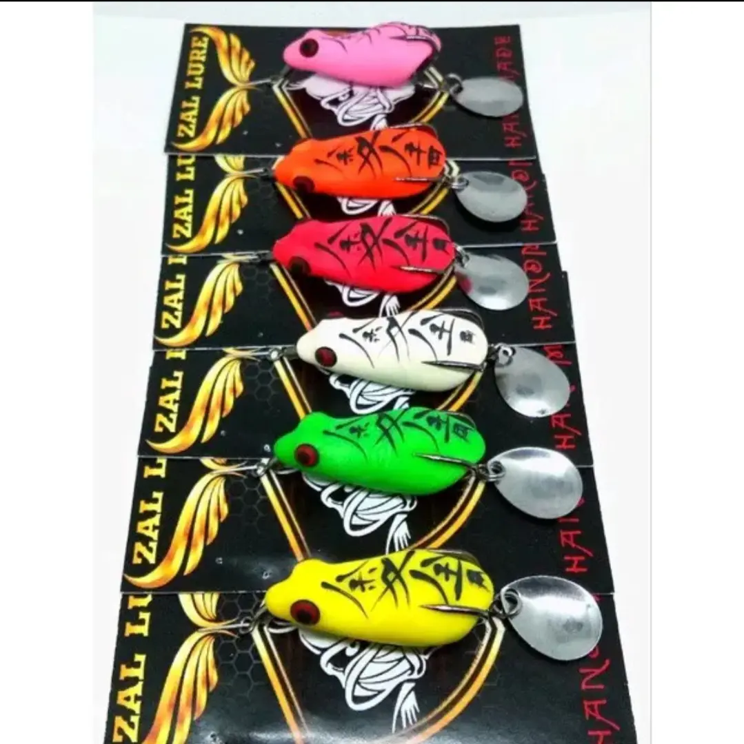 6 PCS SOFT FROG ZZAL LURE 4.CM BODI SLIM
