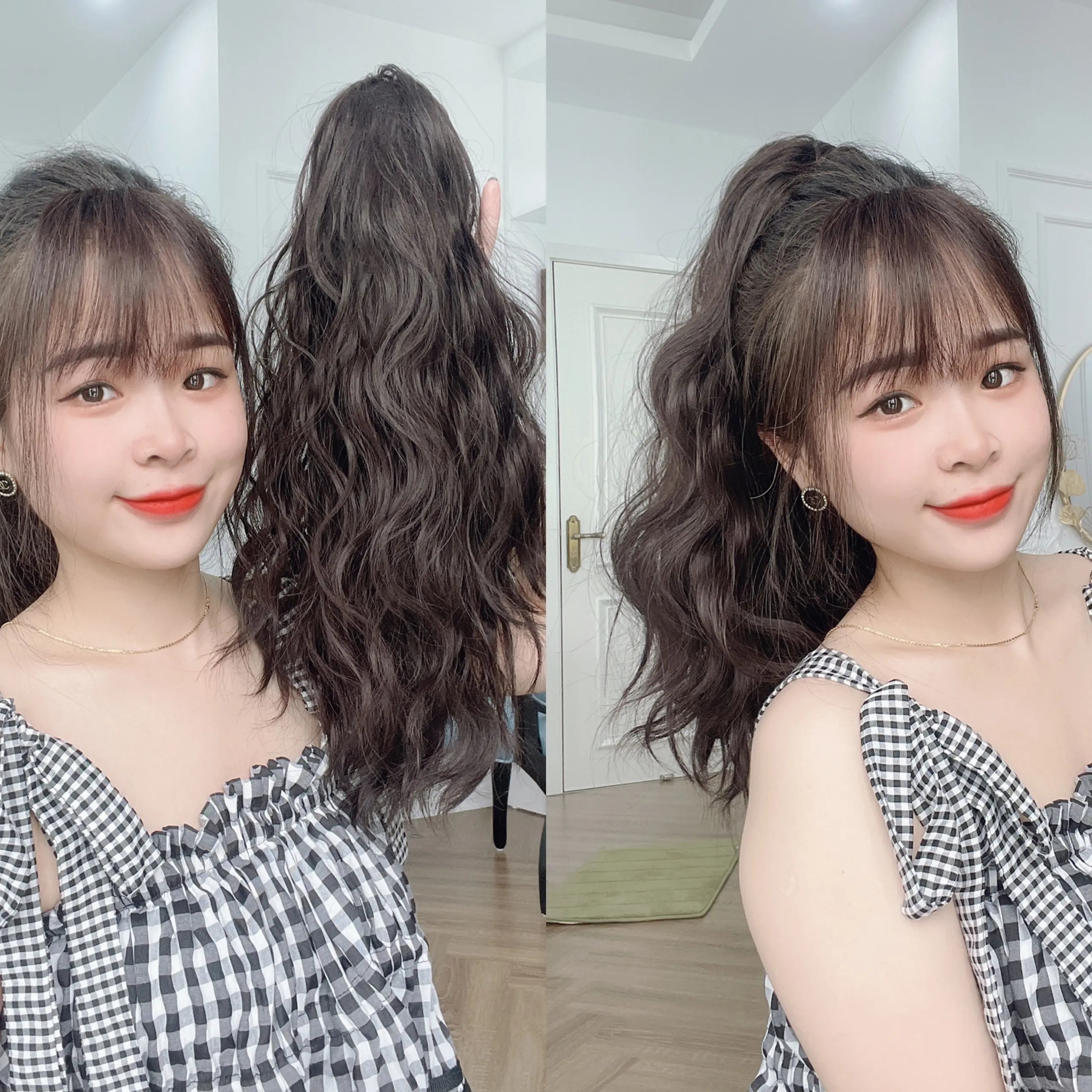 Tóc Giả ngoạm xù ngắn 40cm Wig Women Nữ