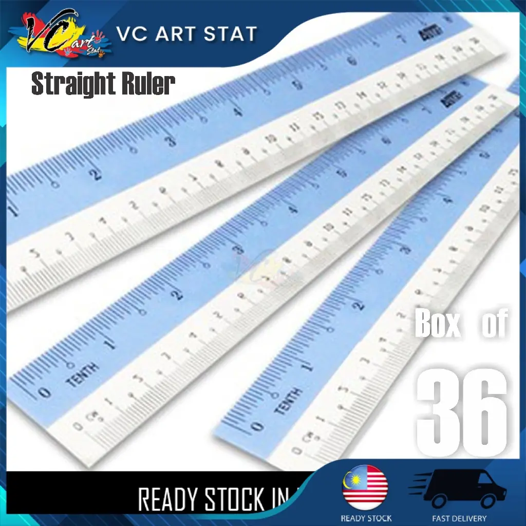 **Box of 36** Flexible Plastic Student Straight Ruler - Wholesales ...
