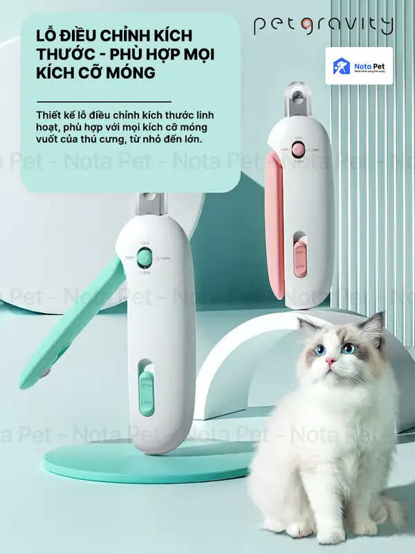 Kéo cắt móng cho mèo cưng – Cắt móng nhanh chóng an toàn và chính xác – Nota Pet VN 6